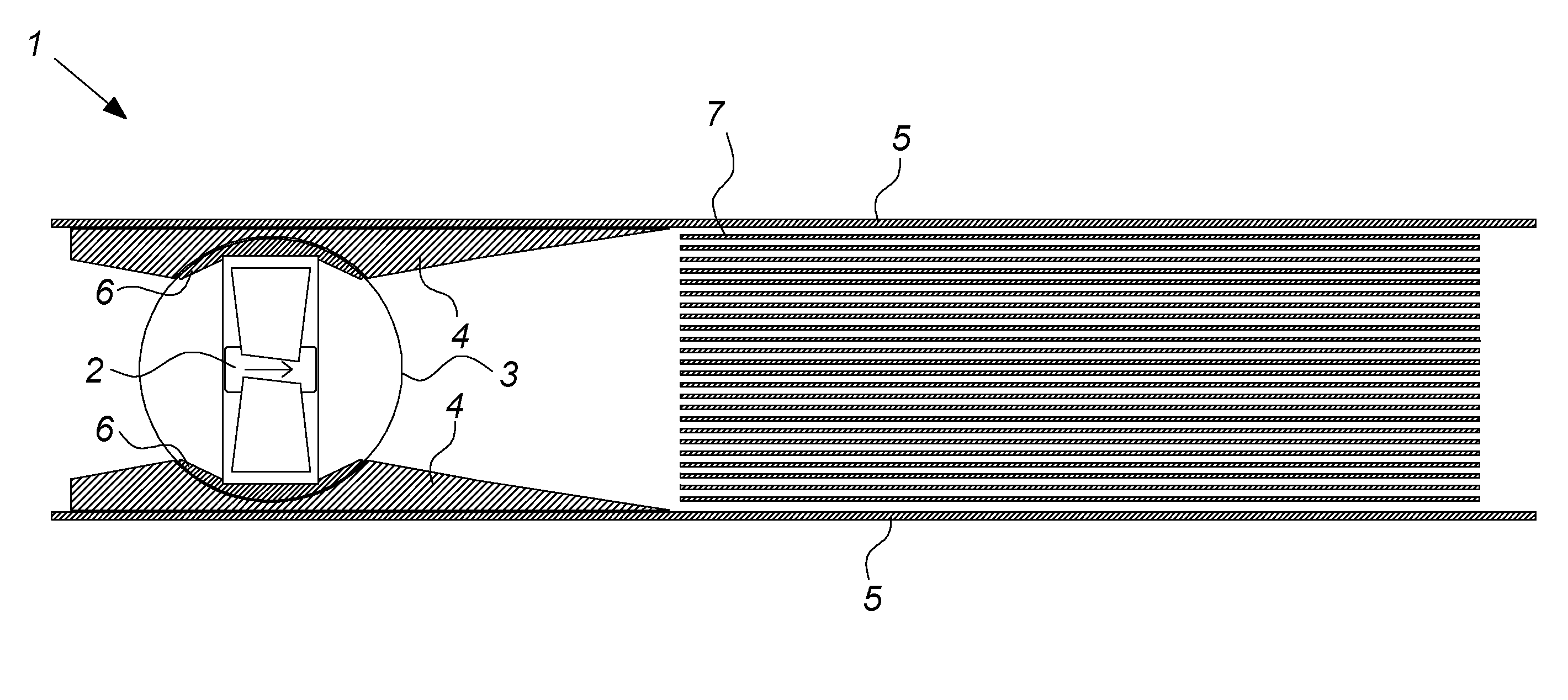 Ventilation System With A Rotatable Air Flow Generator And One Or More Movable Registers And Method For Obtaining Ventilation Through The Ventilation System