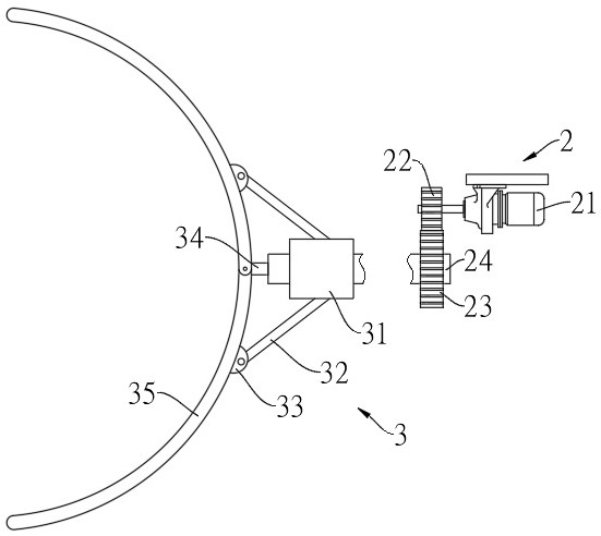 Aluminum alloy door and window bending device