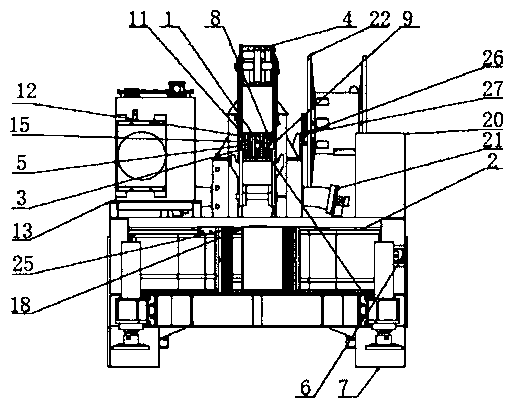 Pipe-holding machine and construction method thereof