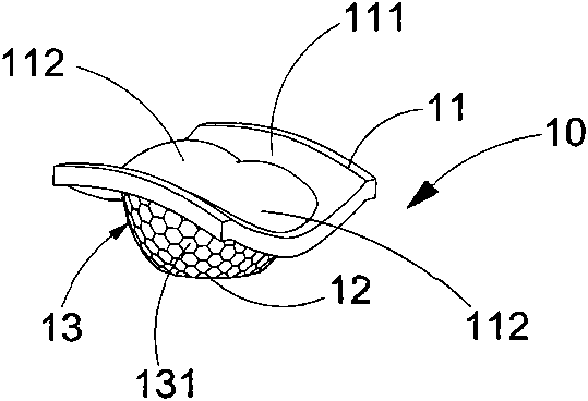 LED street lamp lens