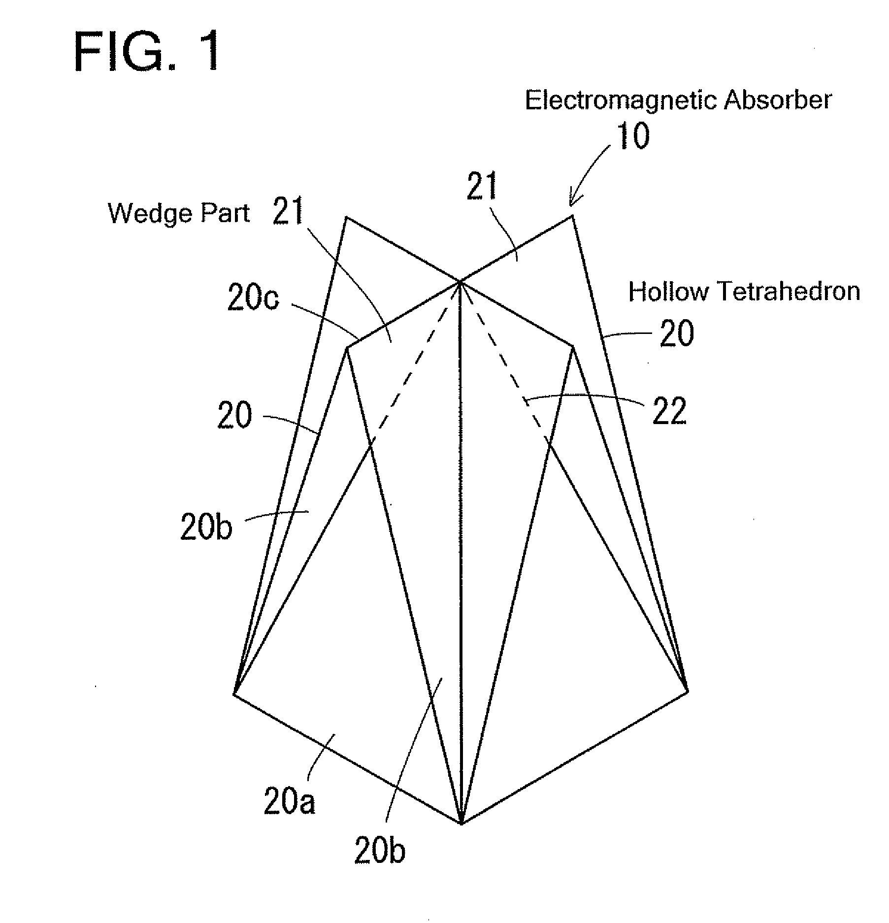 Electromagnetic wave absorber, manufacturing method thereof and electromagnetic wave anechoic room