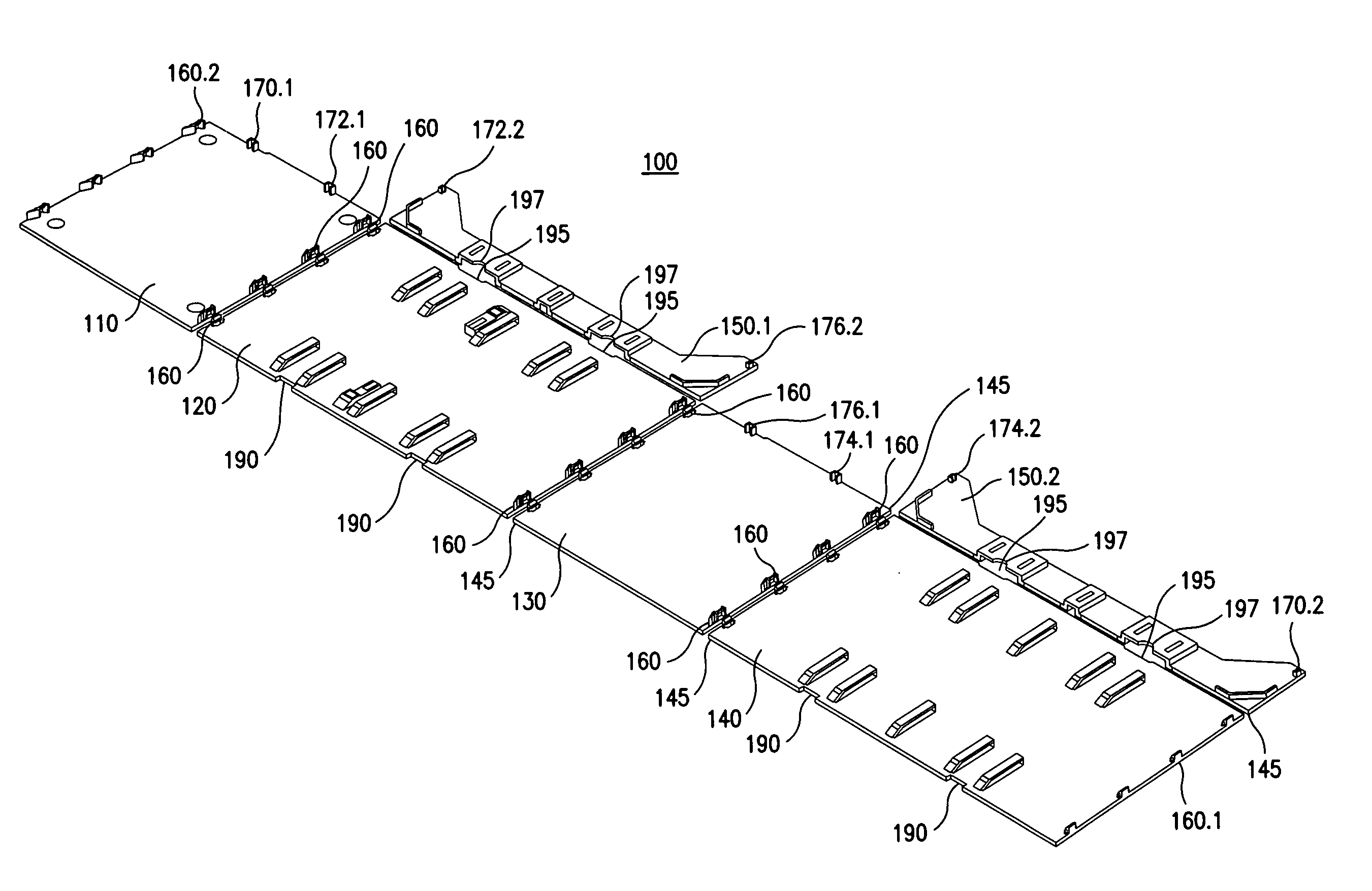 Modular freezer rack