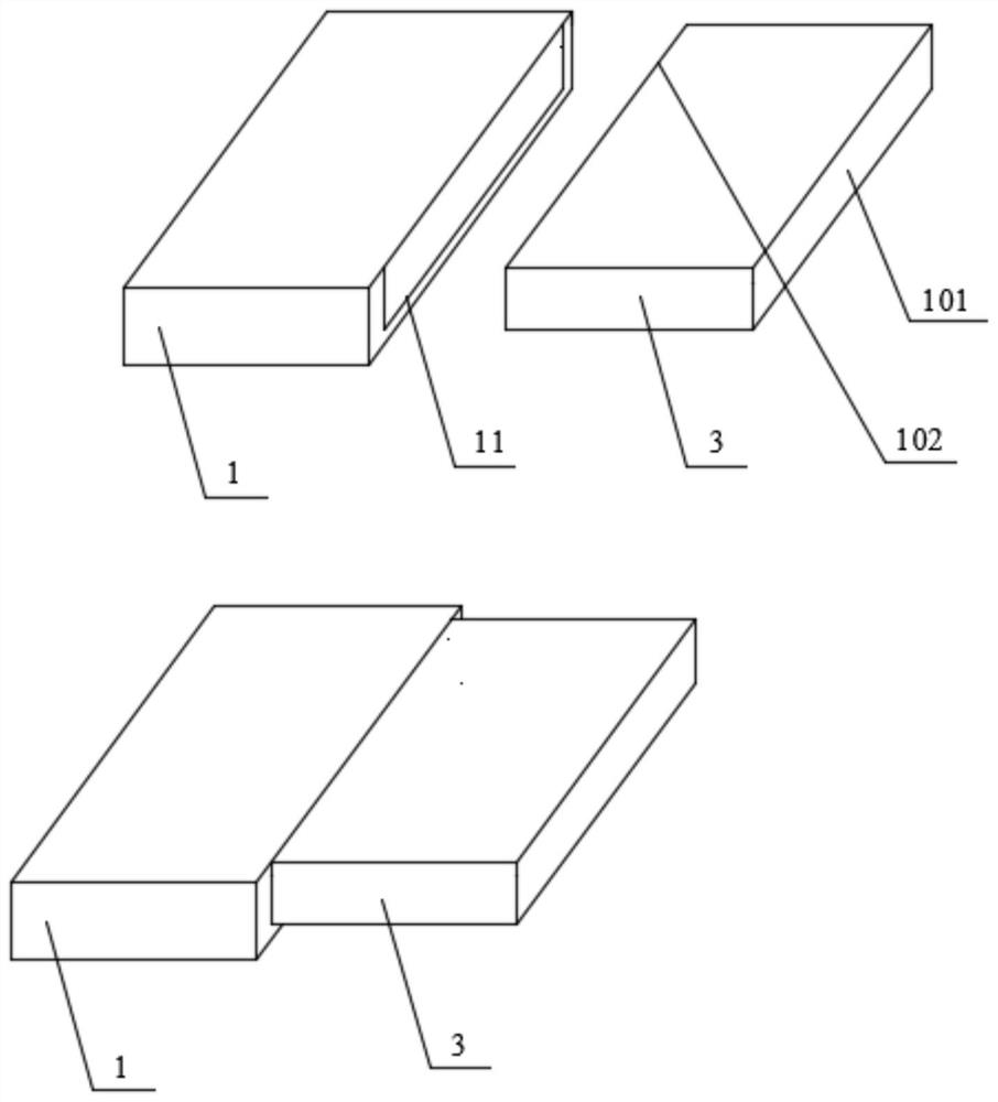 Slip terminal and calibration method for slip terminal displacement detection