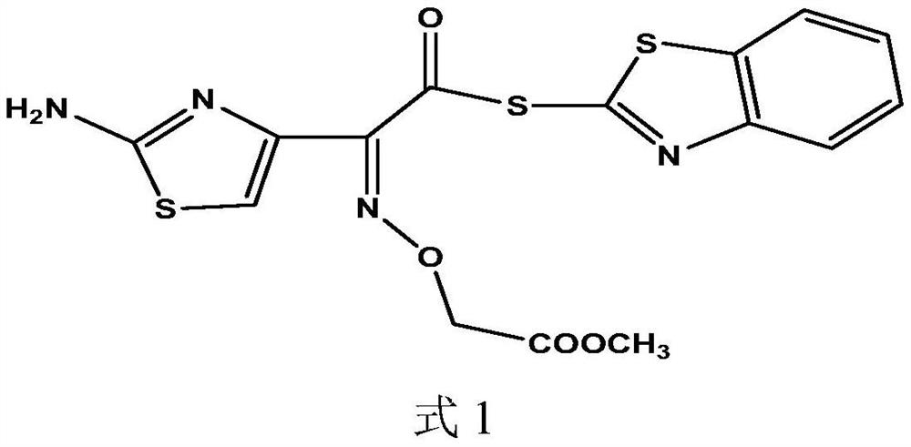 Method for continuously synthesizing cefixime side chain acid active ester