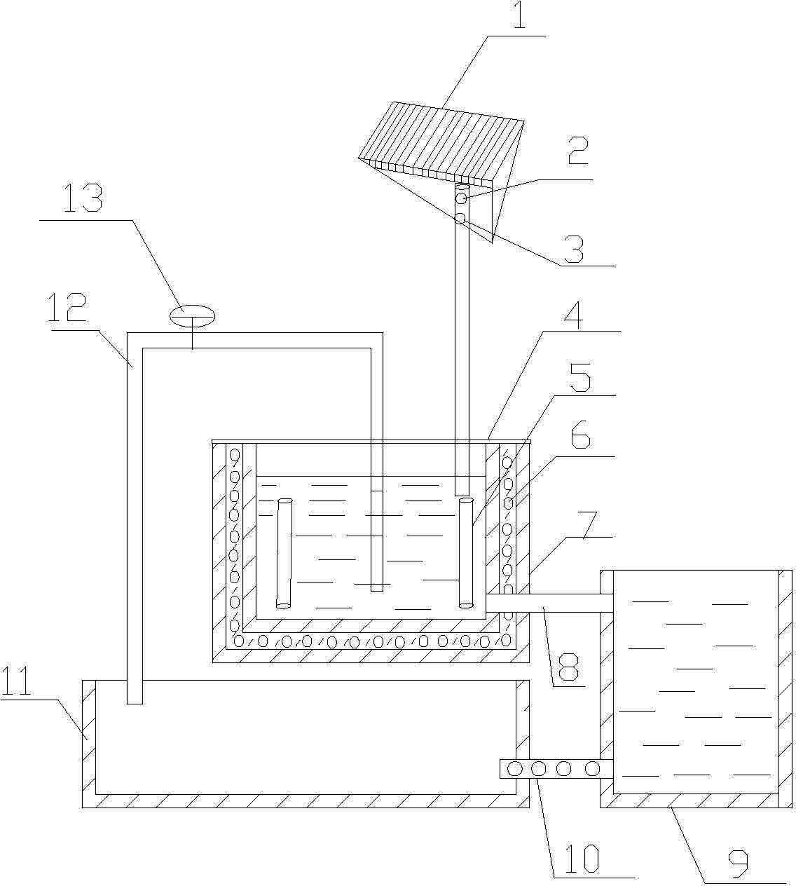 Decolorizing treatment system for paulownia wood