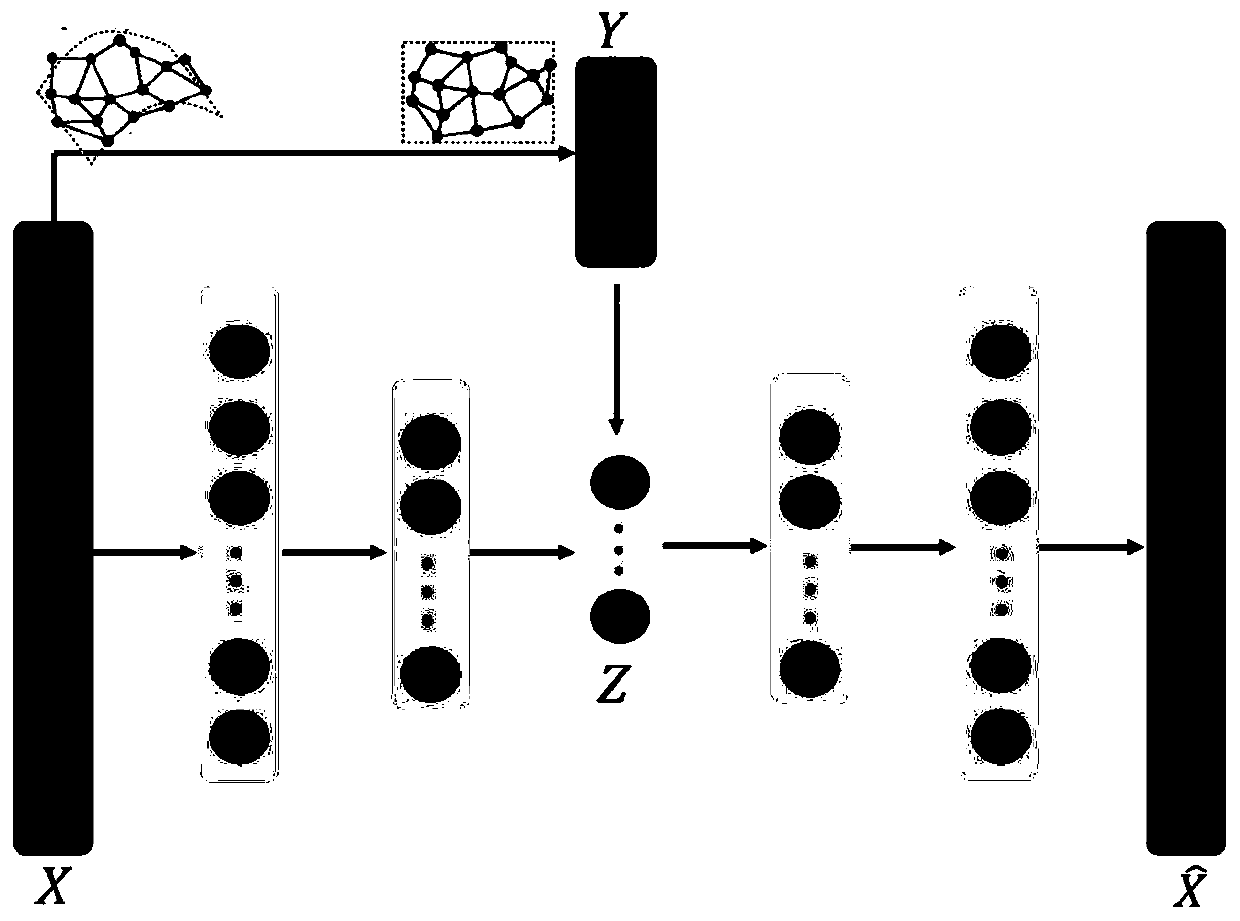 Hyperspectral anomaly detection method and system based on manifold constraint self-coding network