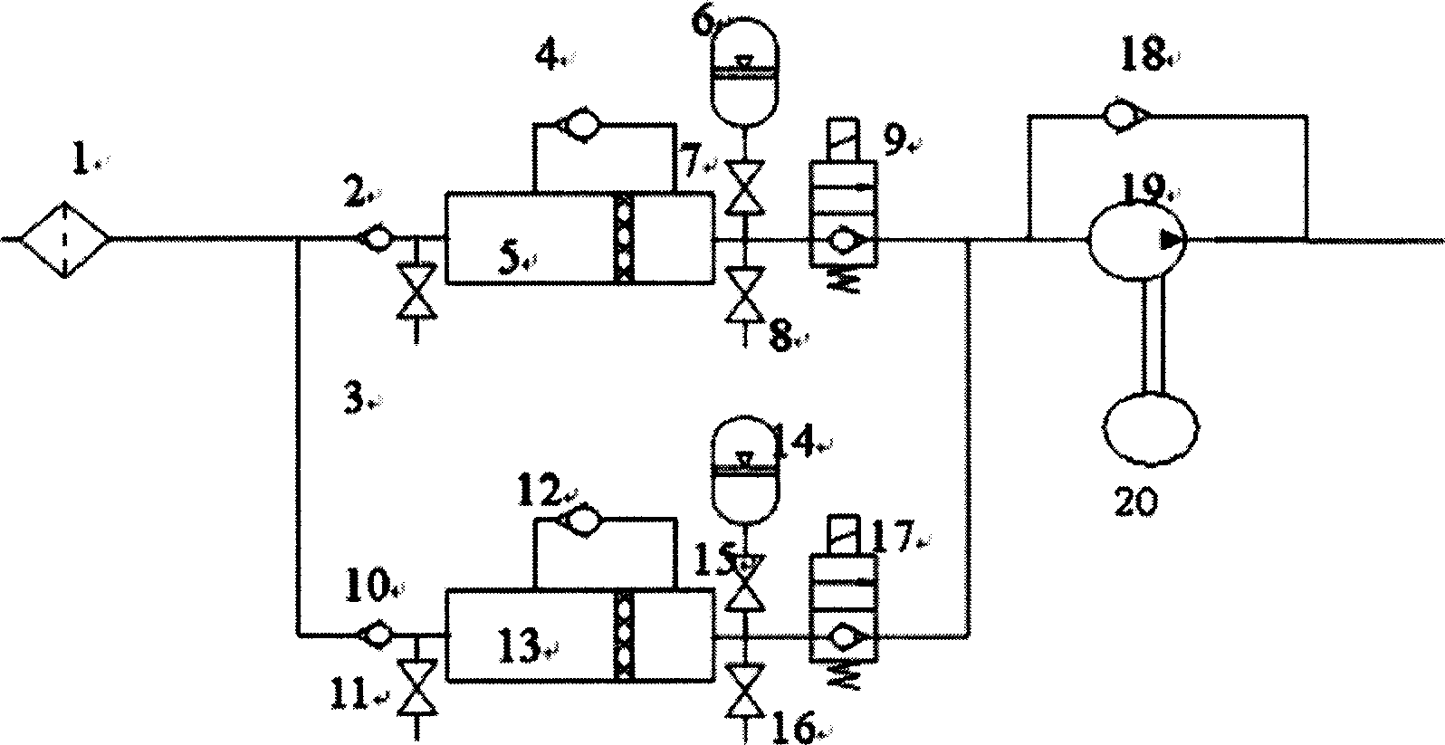 Concentration fidility sampler for deep sea suspended granule and suspended bios