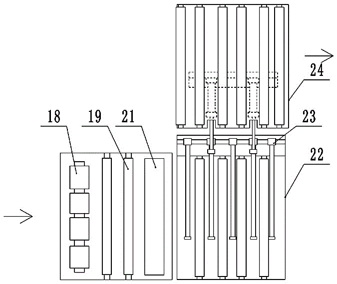 Printing and punching production line for solar water tank shells