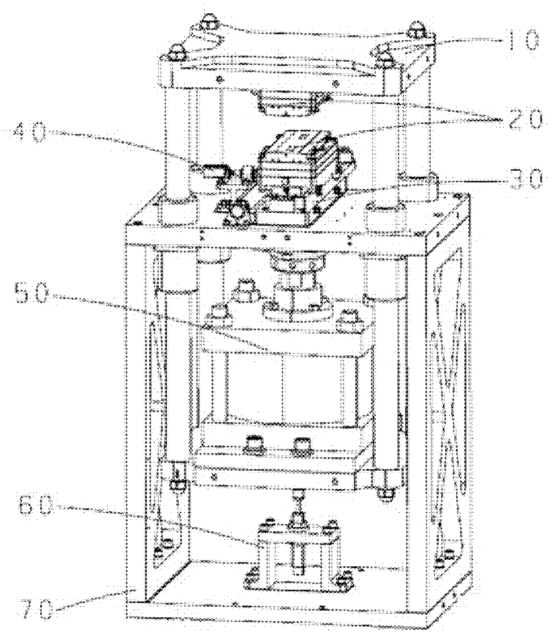 Pneumatic hot-press device