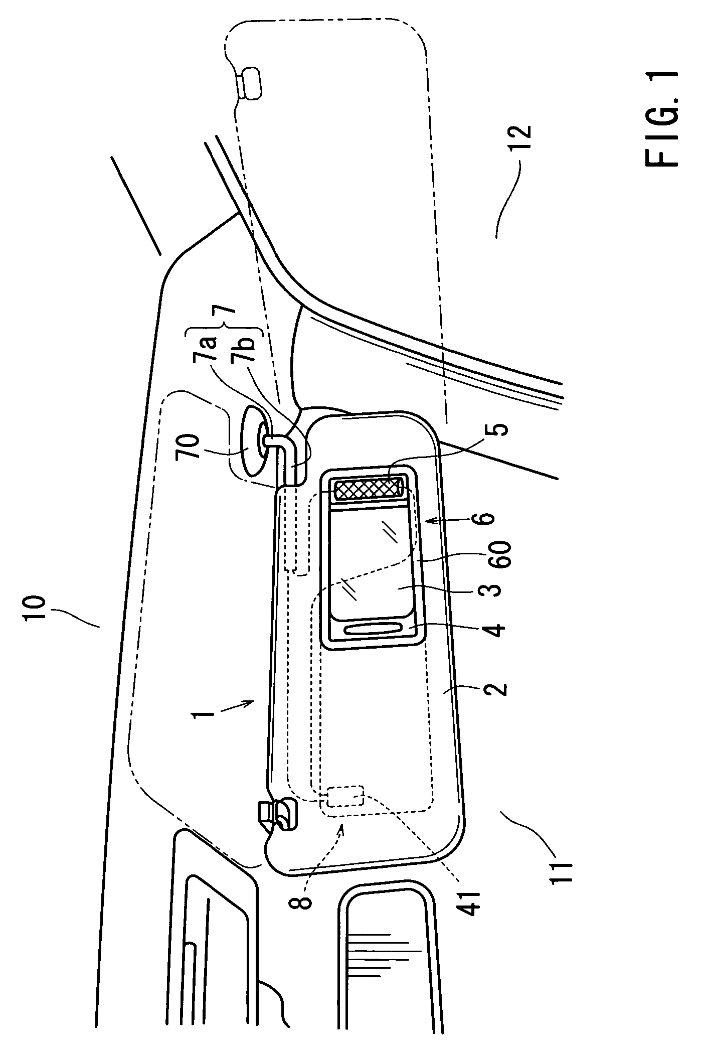 Vehicle sun visors having lighting devices