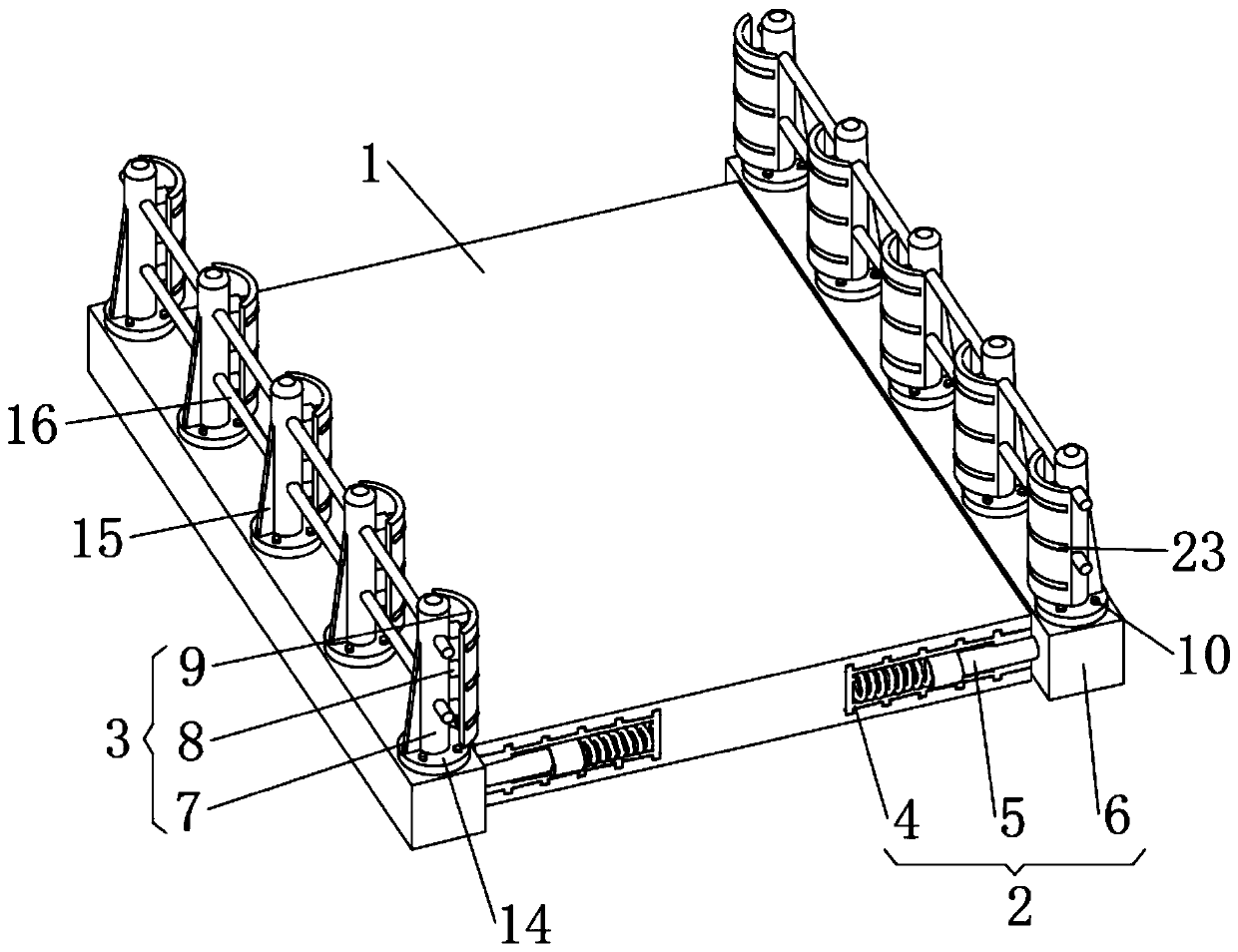 Anti-collision device for highway bridge