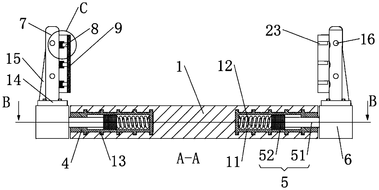 Anti-collision device for highway bridge