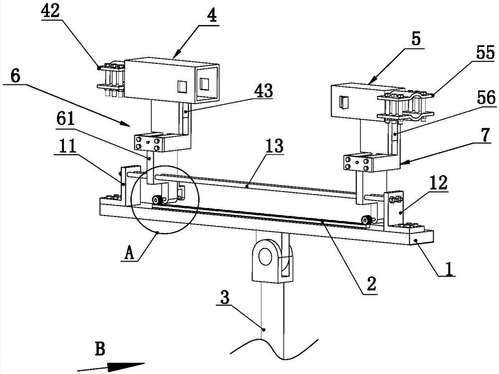 A disconnection auxiliary wiring device suitable for erecting lines