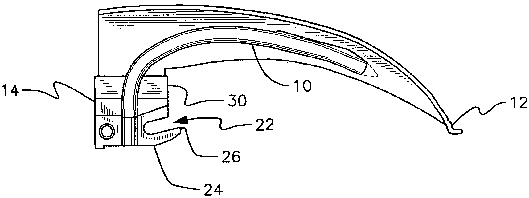 Laryngoscope blade