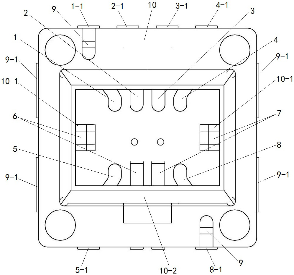 Packaging tube shell for surface-mounted sensor and surface-mounted sensor using same