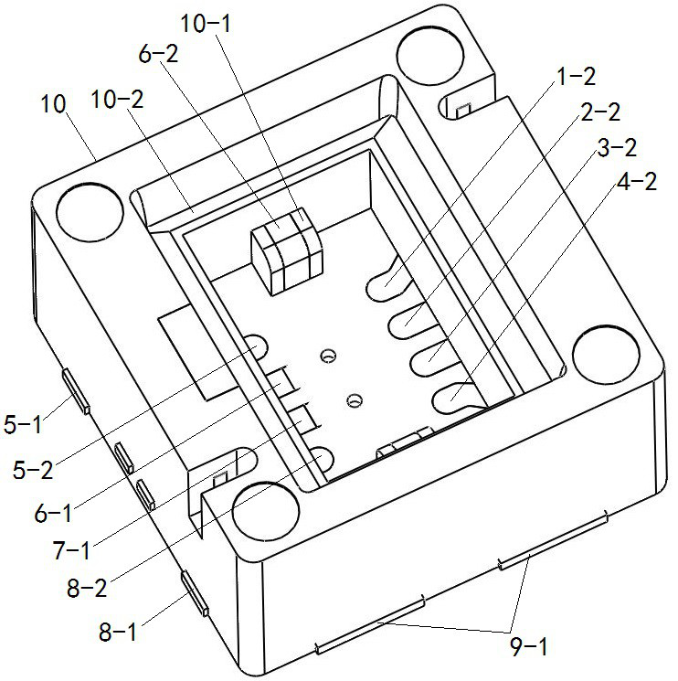 Packaging tube shell for surface-mounted sensor and surface-mounted sensor using same