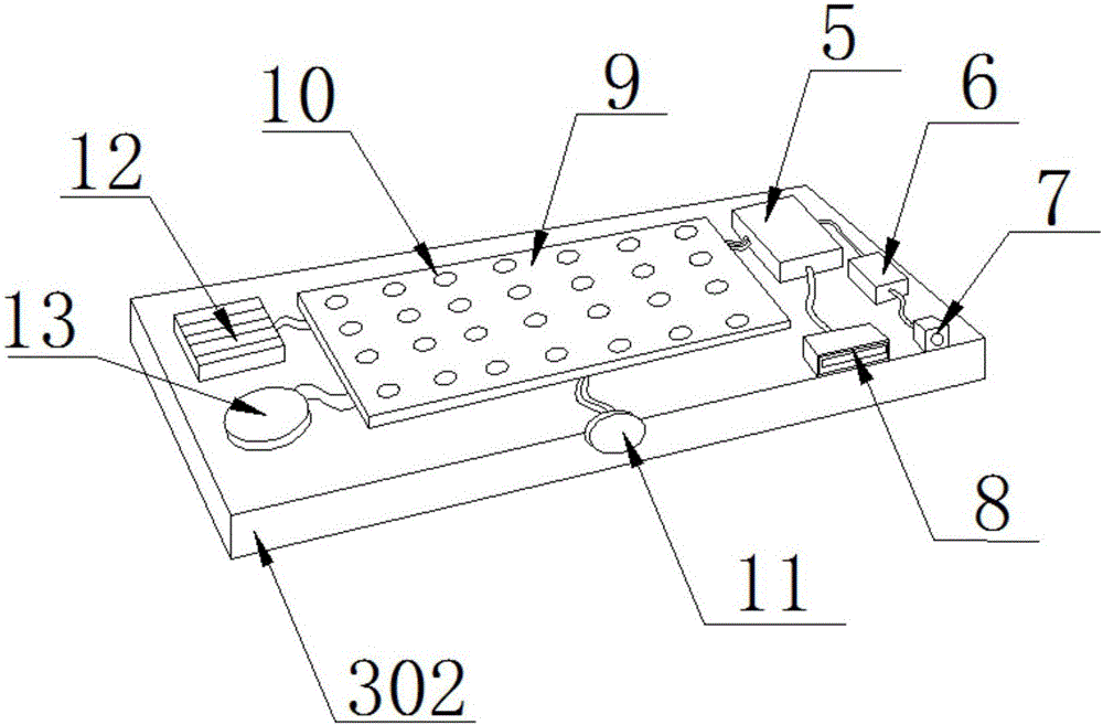 Portable electronic smart prompt pill case