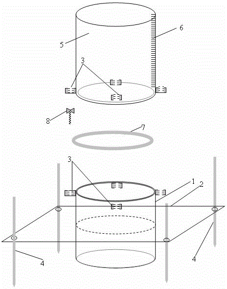 In-situ monitoring device for self-purification capacity of pollutants in shallow water area