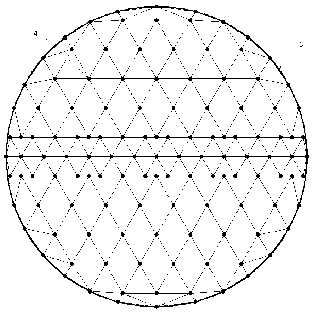 Method for designing partial-feed paraboloid multi-beam antenna feed array