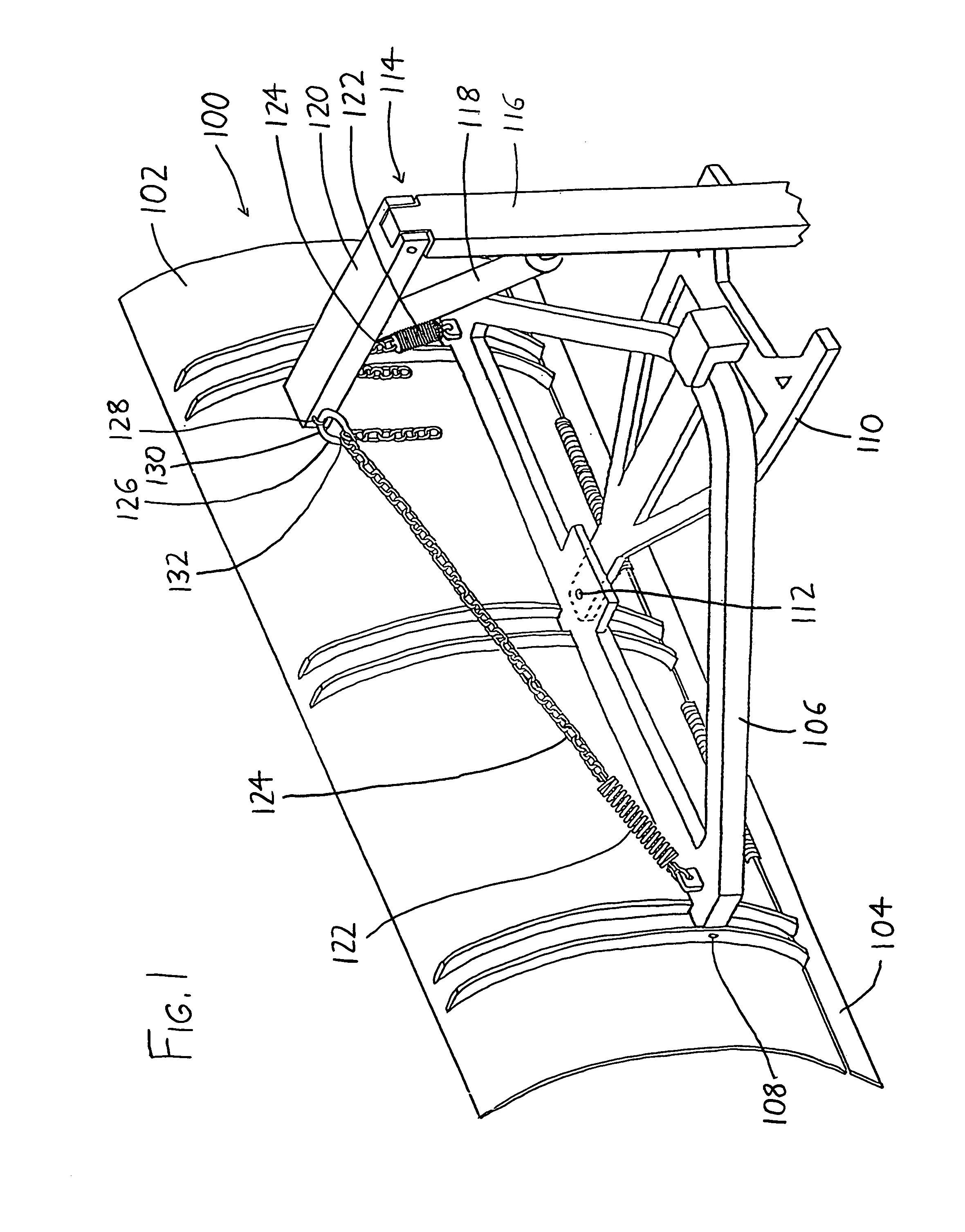 Load reliever for plow moldboard