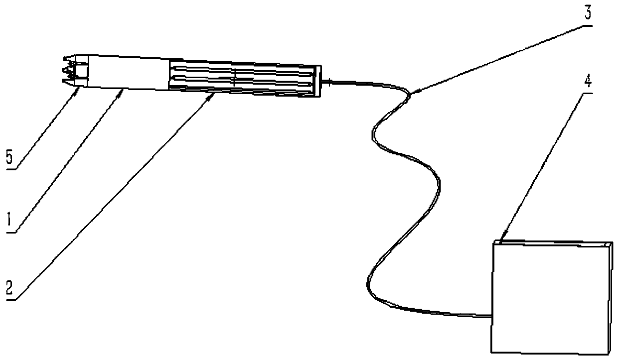 Remote-control-type device for crushing and guiding feces in intestinal tract