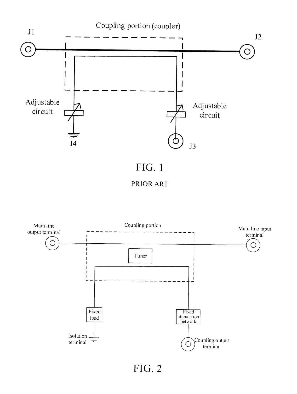 Adjustable coupling device and radio frequency communication device