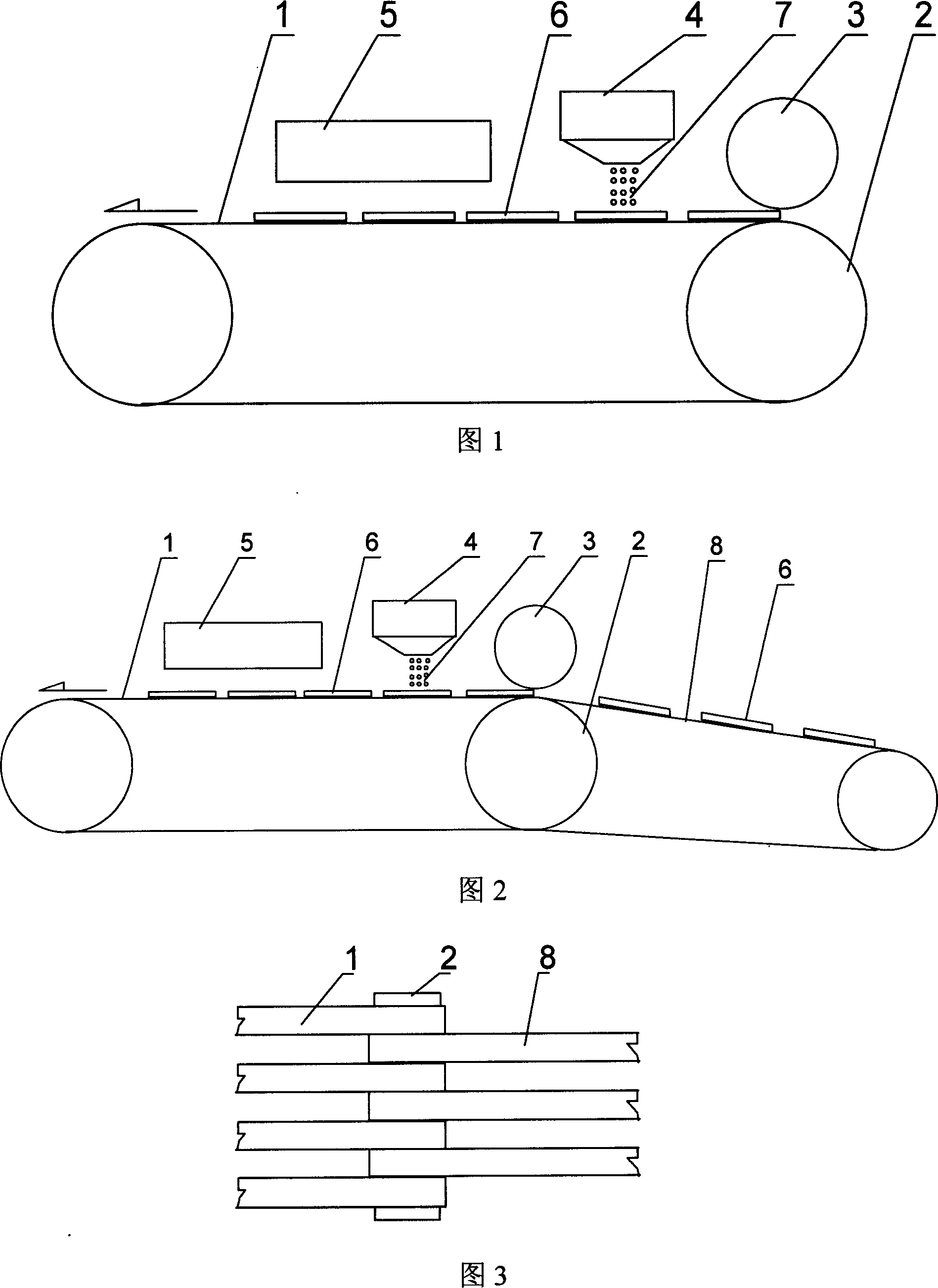 Continuous production method and device for single-chip grinding slice