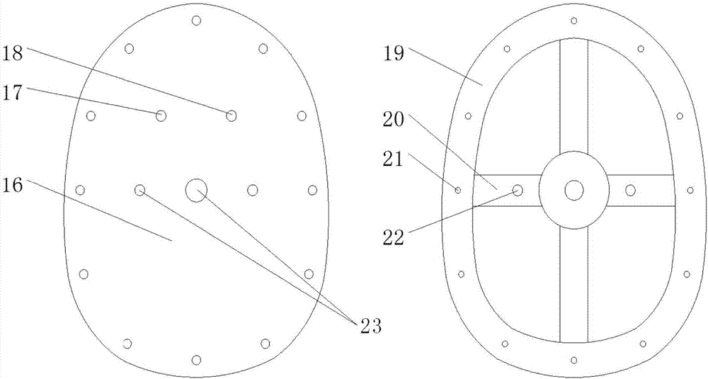 Diving suit air-tightness detection clamping mechanism, detection device and detection method