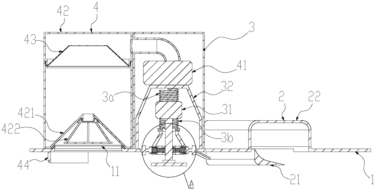 High-efficiency mowing and gathering machine