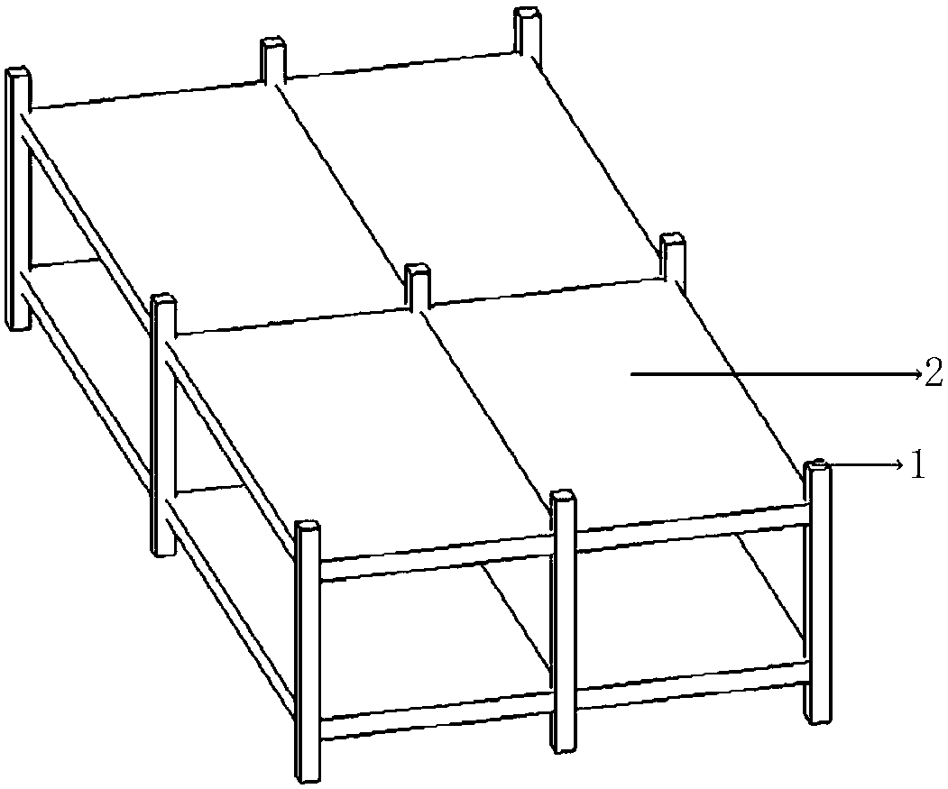 Square steel pipe column-concealed beam floor slab fabricated system adopting Z-shaped connecting