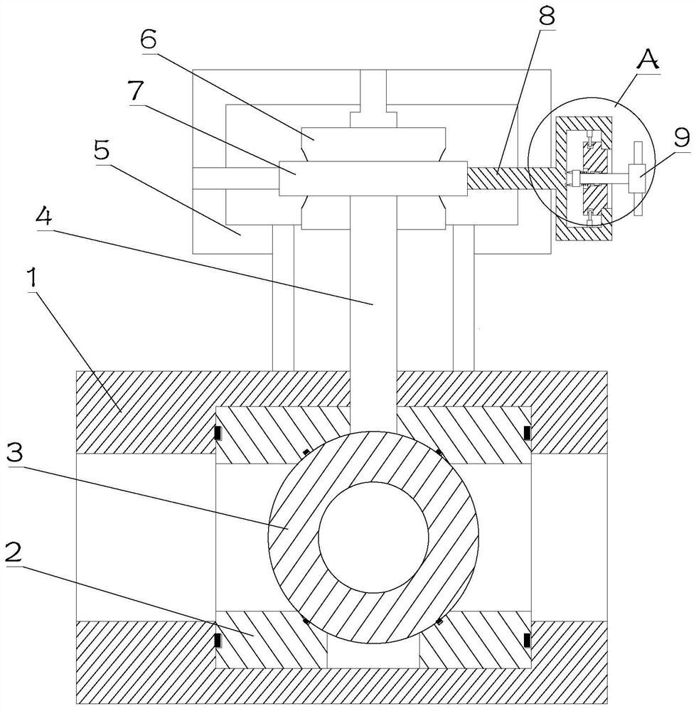 Two-stage metal hard sealing ball valve