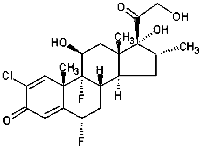 A kind of halometasone cream and preparation method thereof