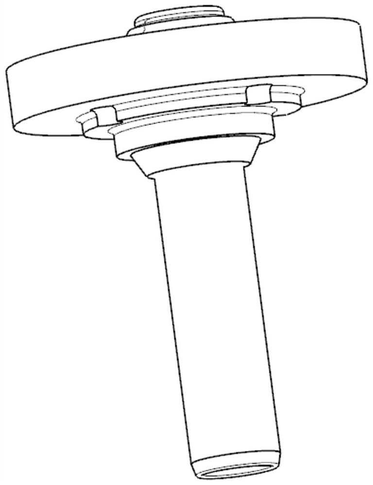 Connecting handle water jet cutting manufacturing method