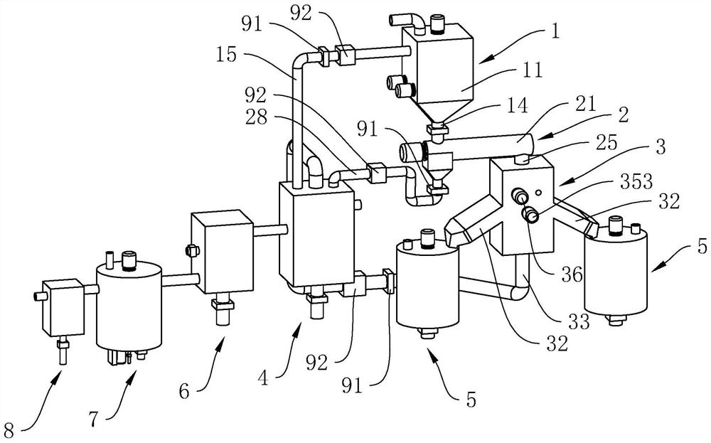 Pretreatment device and pretreatment method for rural sewage