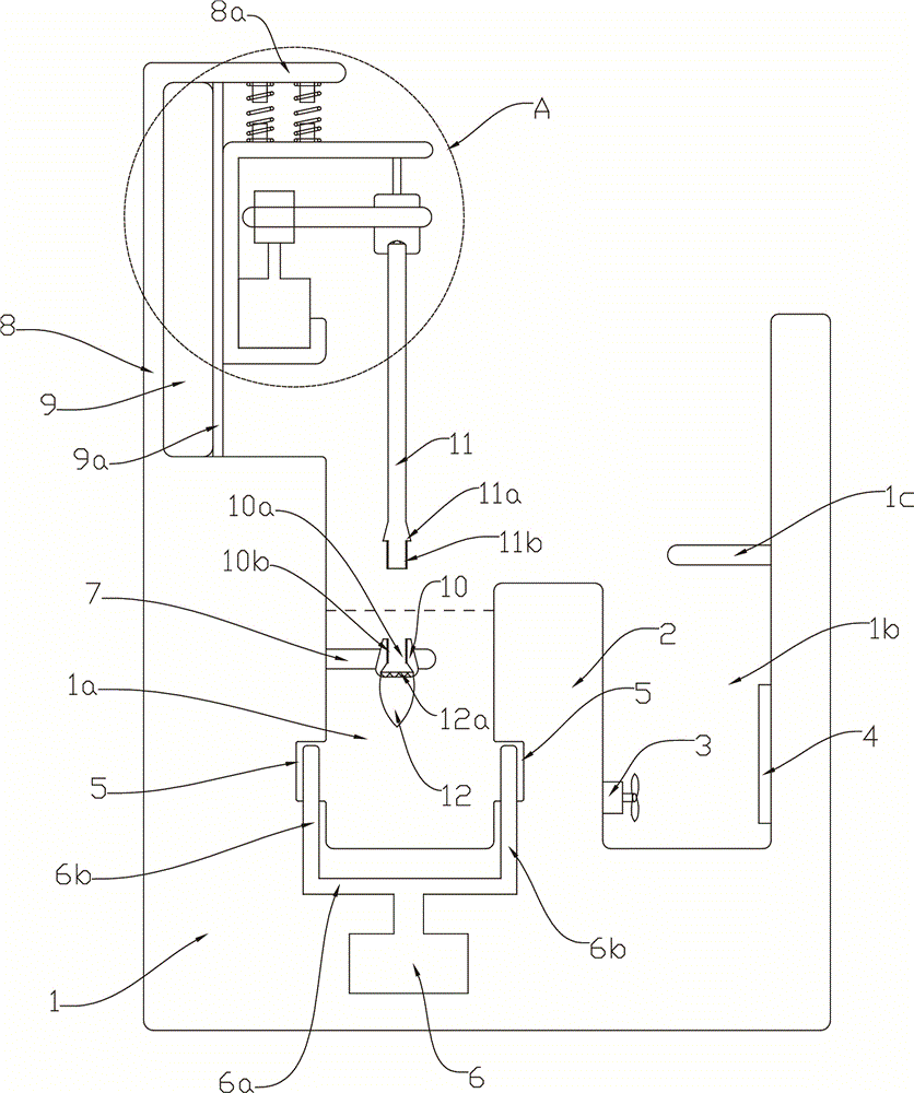 Writing brush container with writing brush barrel convenient to clean