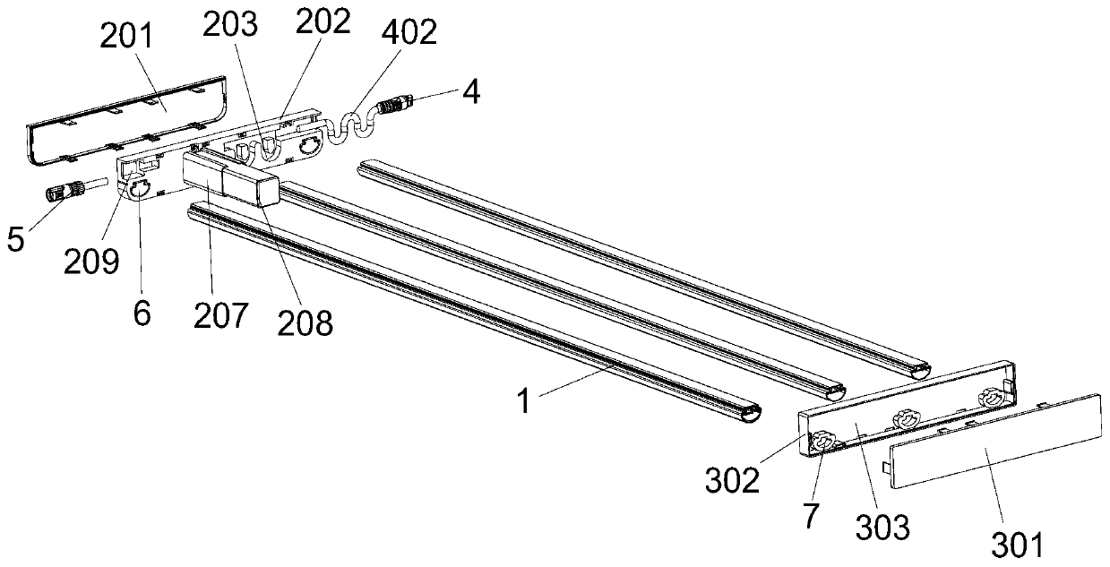 Rapid butt joint optimized wiring plant lamp device