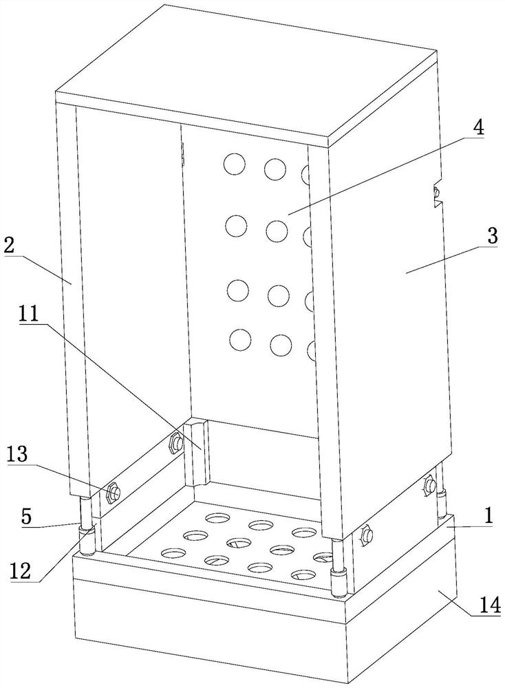 Control cabinet convenient to assemble efficiently