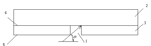 Long-narrow trench mask plate for vapor plating