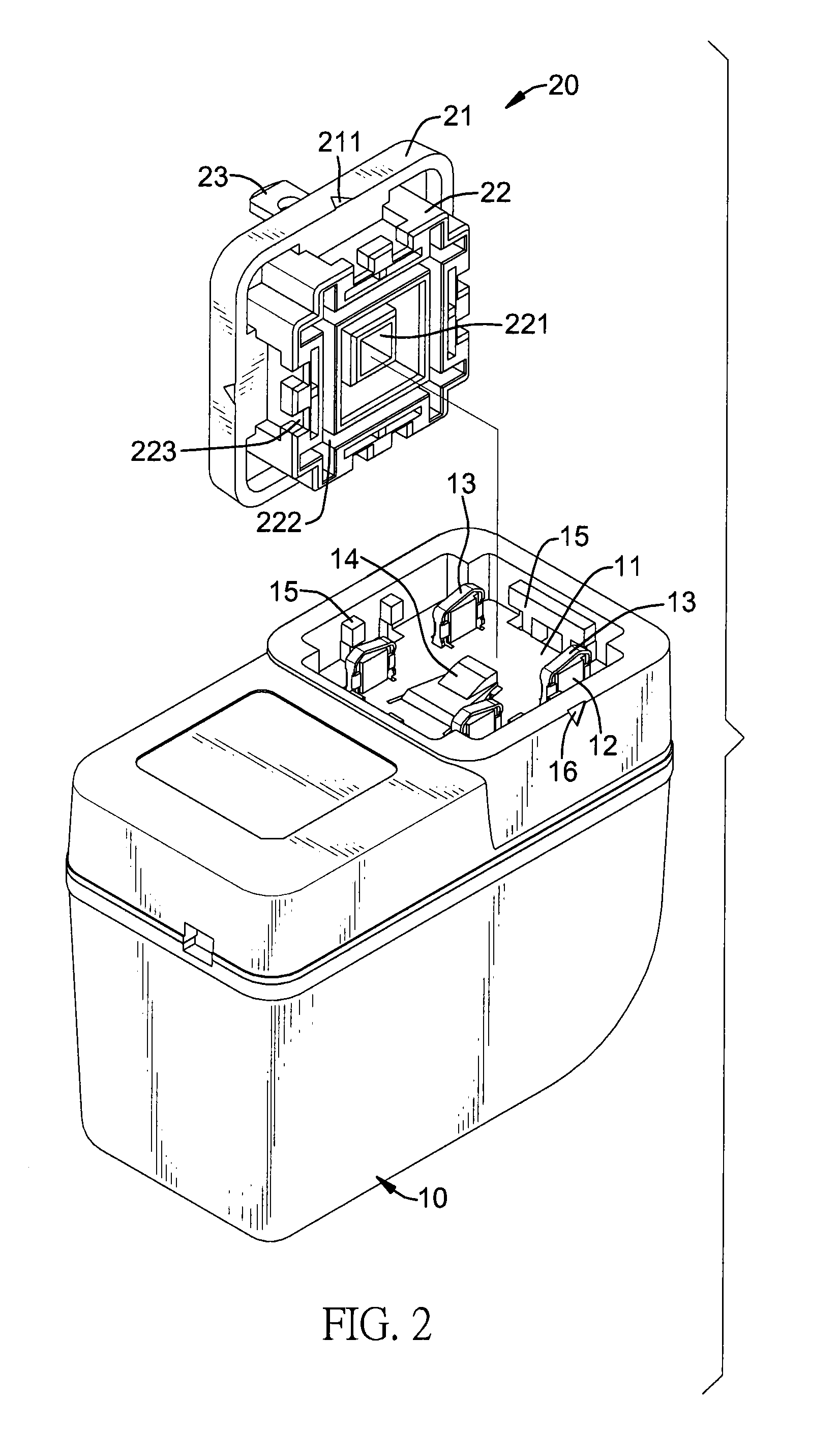 Converter with position adjustable plug