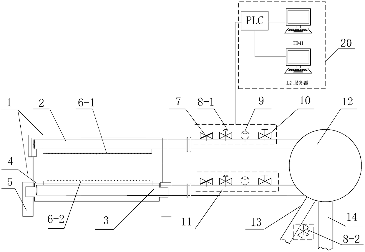 Cooling device for hot continuous rolling intermediate billet and using method thereof