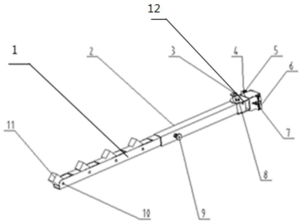 Combined adjustable supporting device and using method