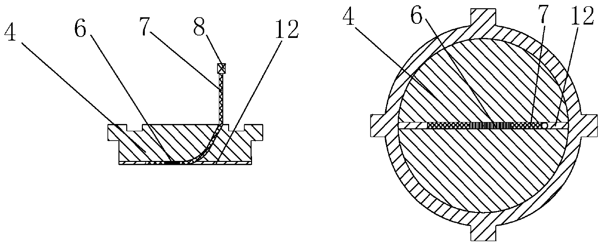 A system and method for simulating and testing the expansion pressure of projectile explosive charge