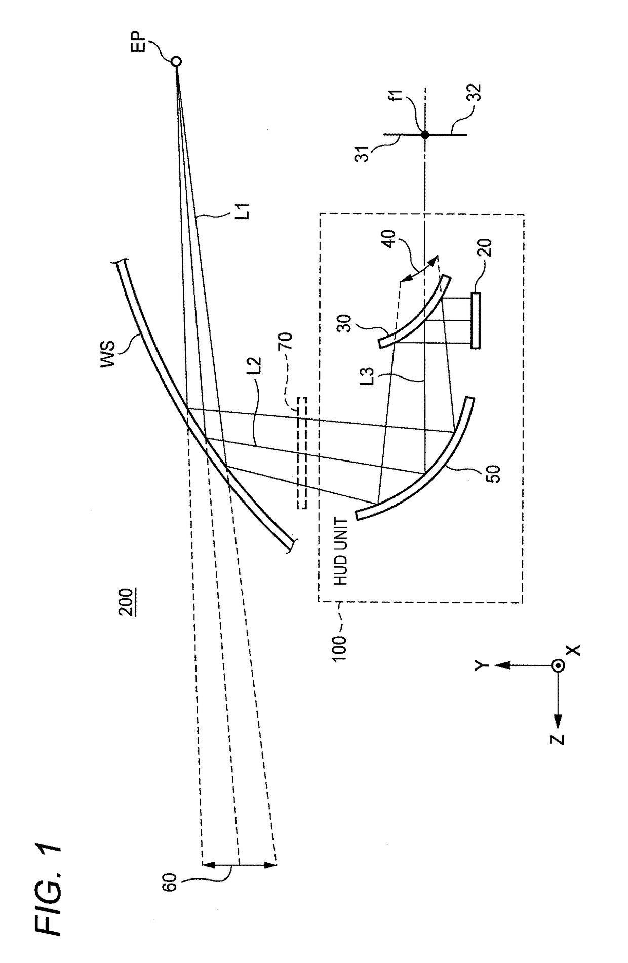 Vehicular projection display apparatus