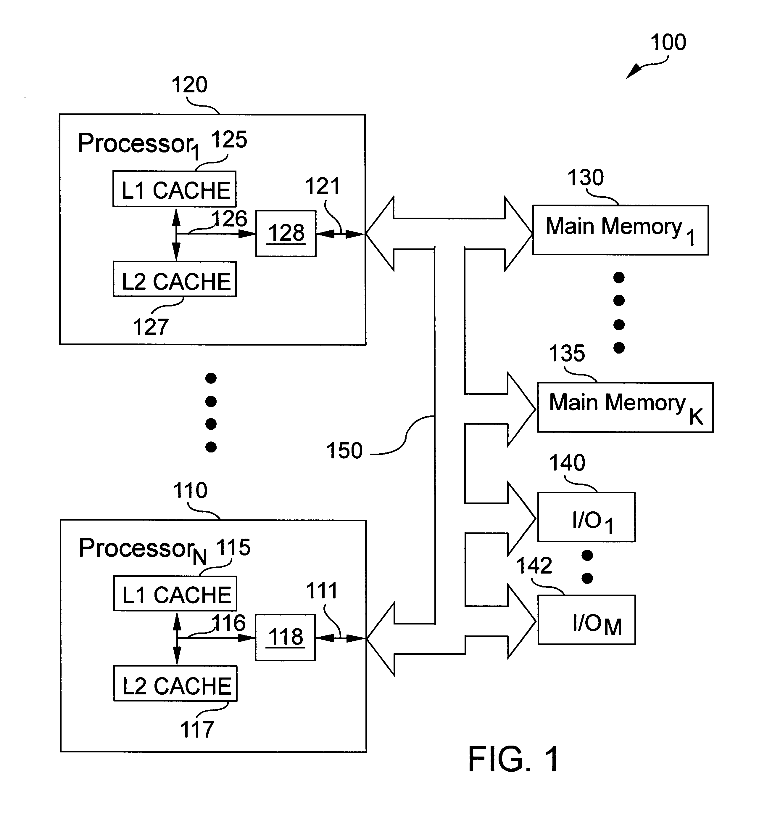 Apparatus and method to improve performance of reads from and writes to shared memory locations