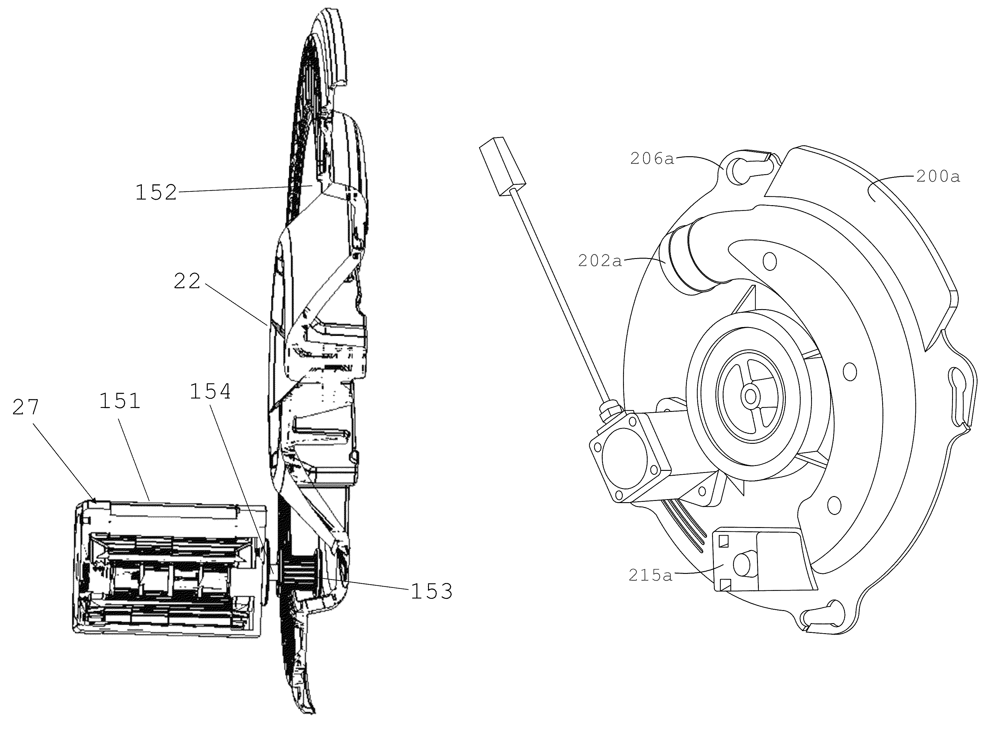 Air seed meter with internal drive