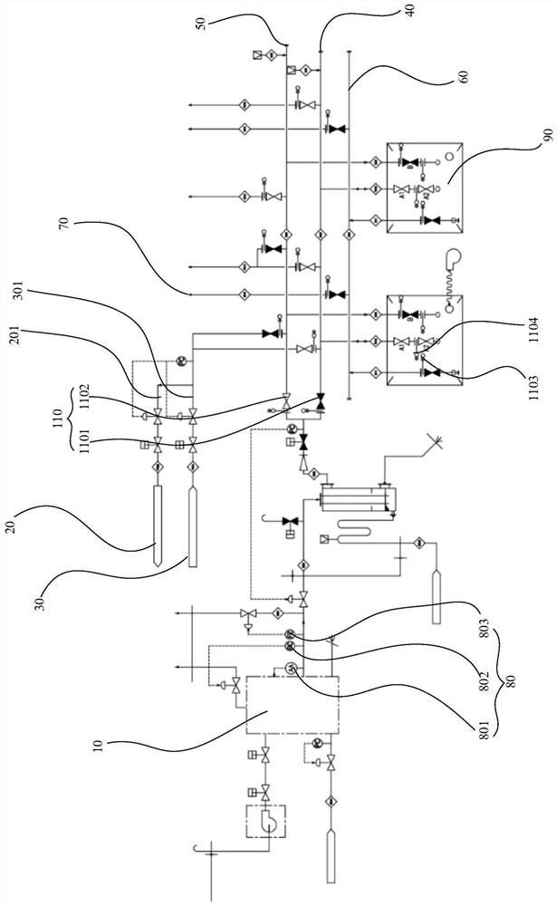 Crude oil cargo hold ventilation system and offshore floating production oil storage ship comprising same