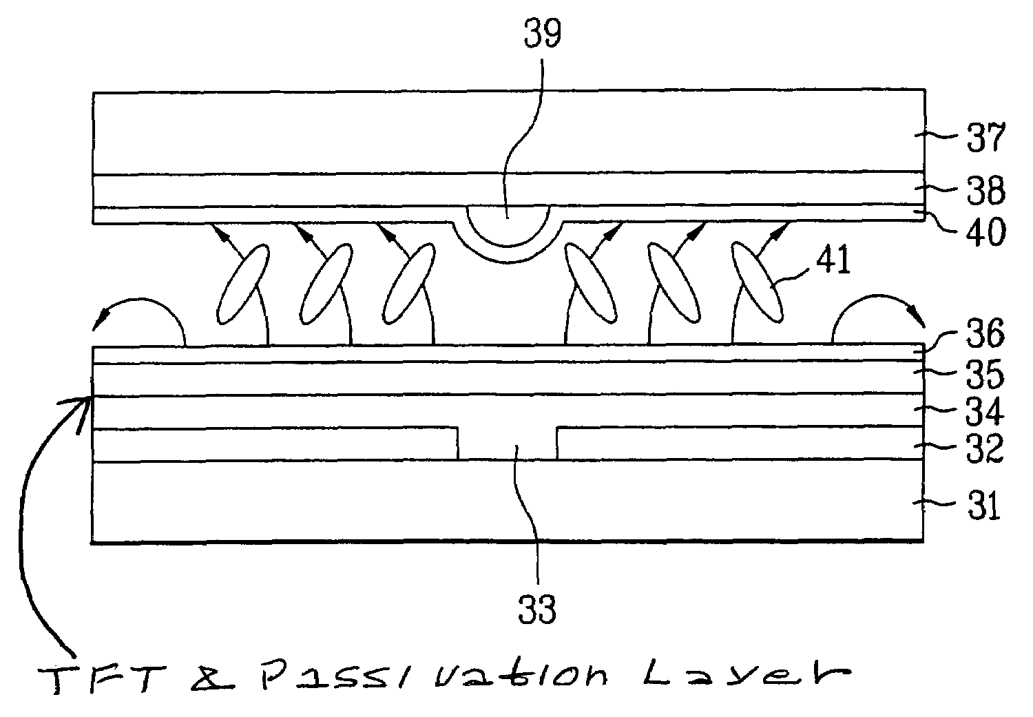 Multi-domain liquid crystal display device and method for manufacturing the same