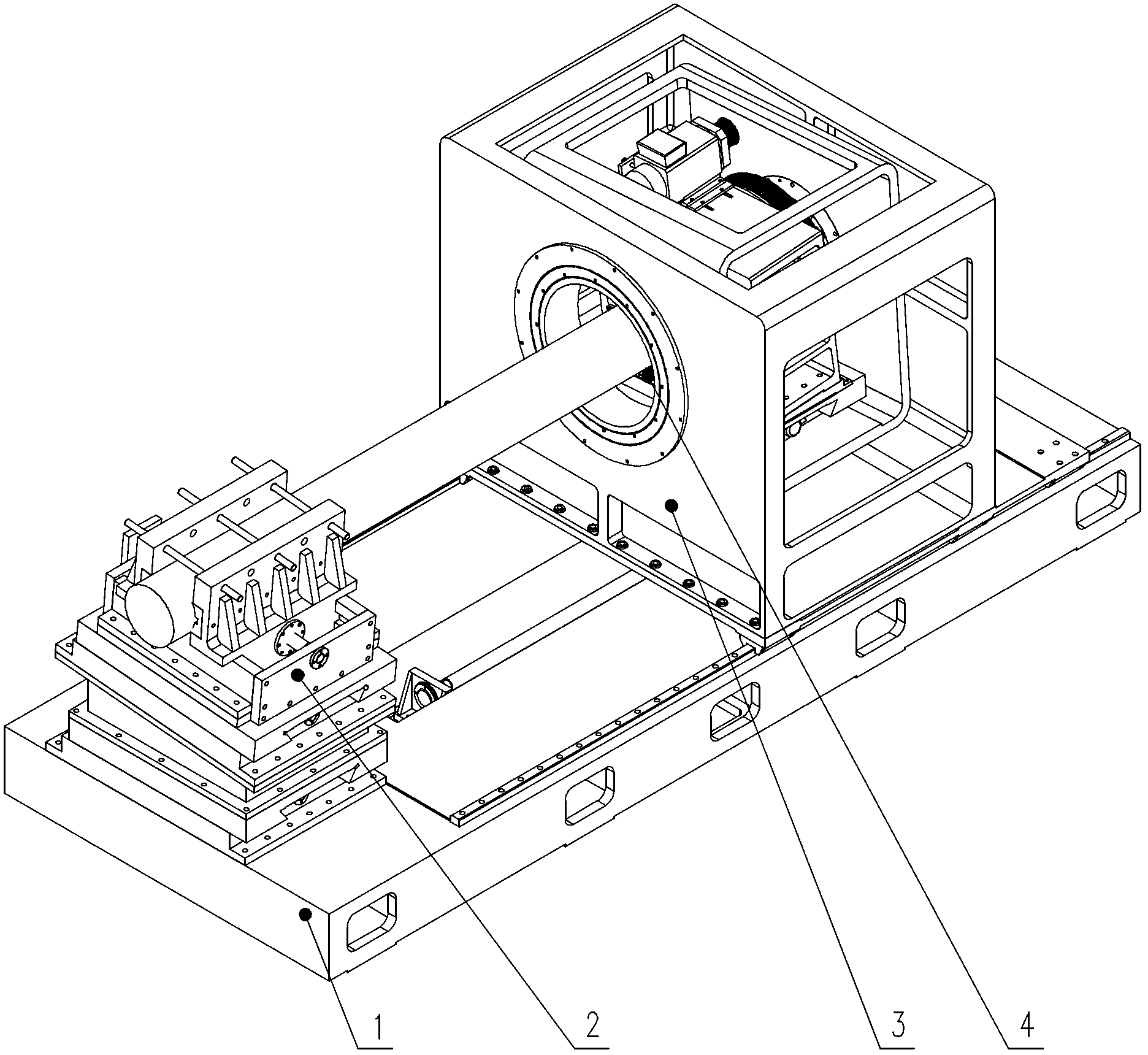 Shaft-like rotary workpiece static external round machining machine tool