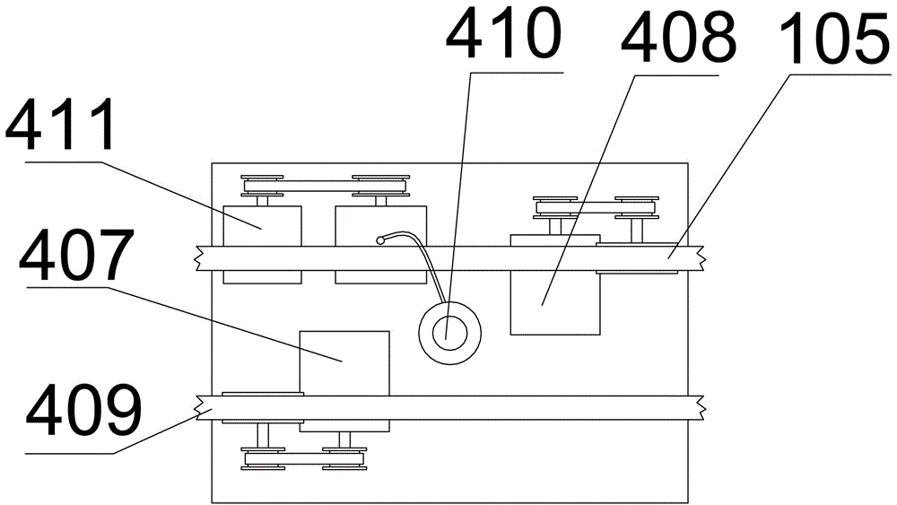 Single-transmission line deicing robot and method