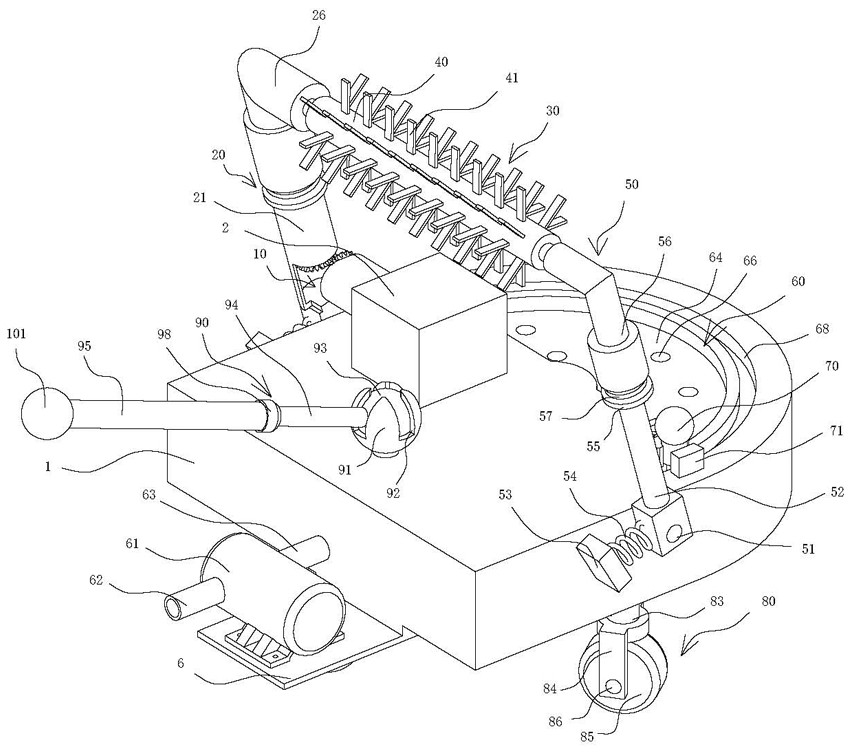 A new energy vehicle chassis cleaning device